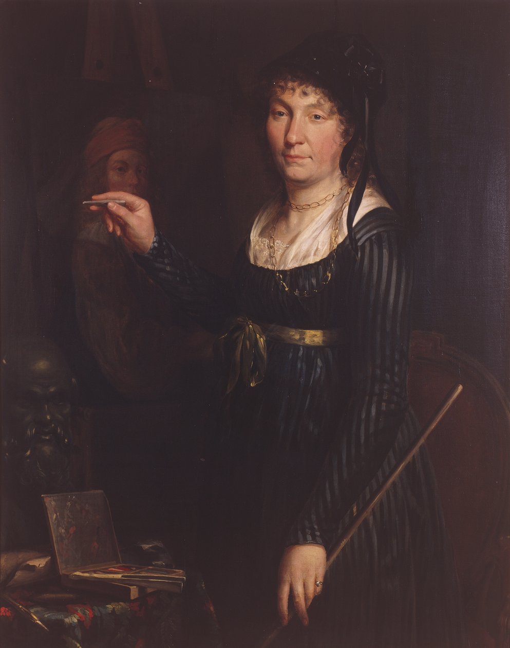 Portret artysty (Autoportret?) 1800 (olej na płótnie) autorstwa Belgian School