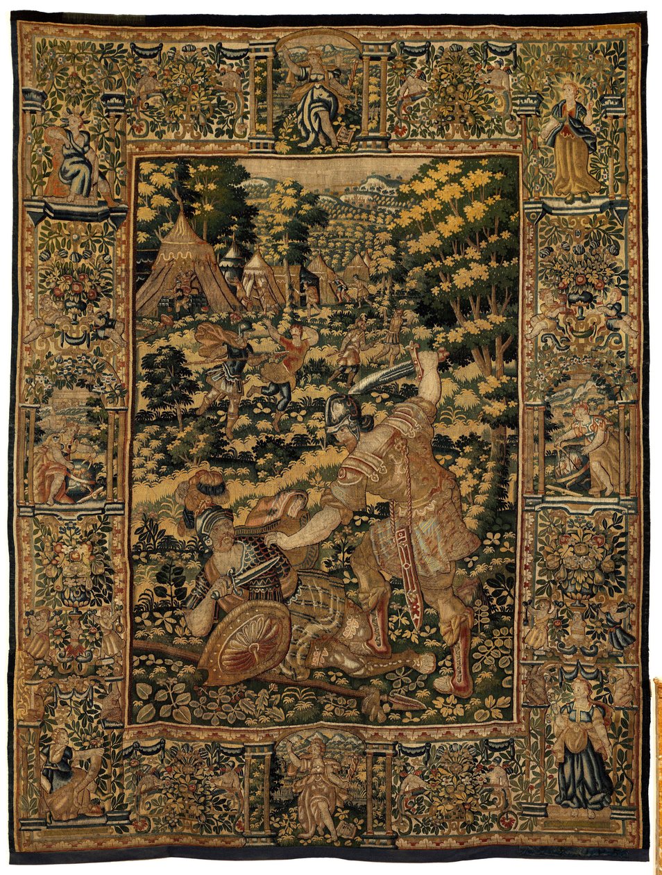 Historia Cyrusa II Wielkiego, ok. 1590 (gobelin) autorstwa Belgian School