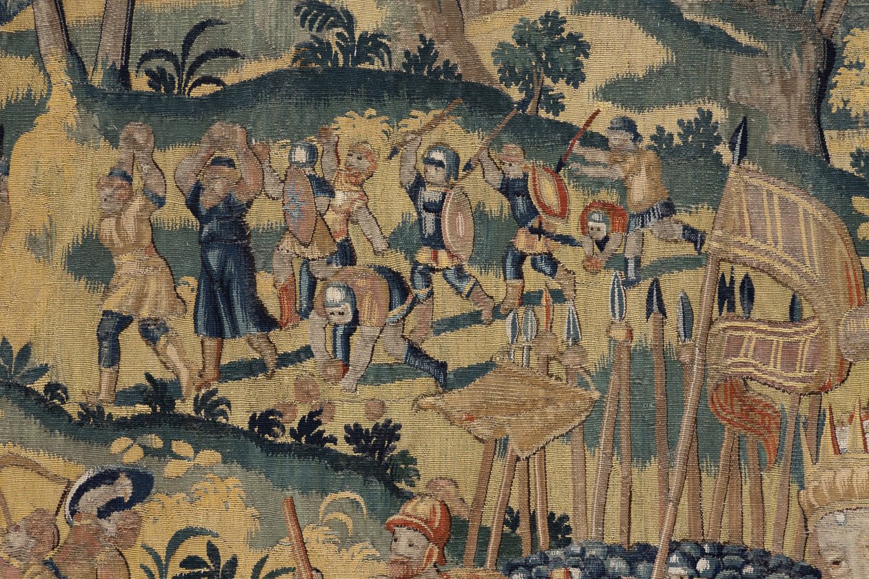 Historia Cyrusa II Wielkiego, ok. 1590 (gobelin) autorstwa Belgian School