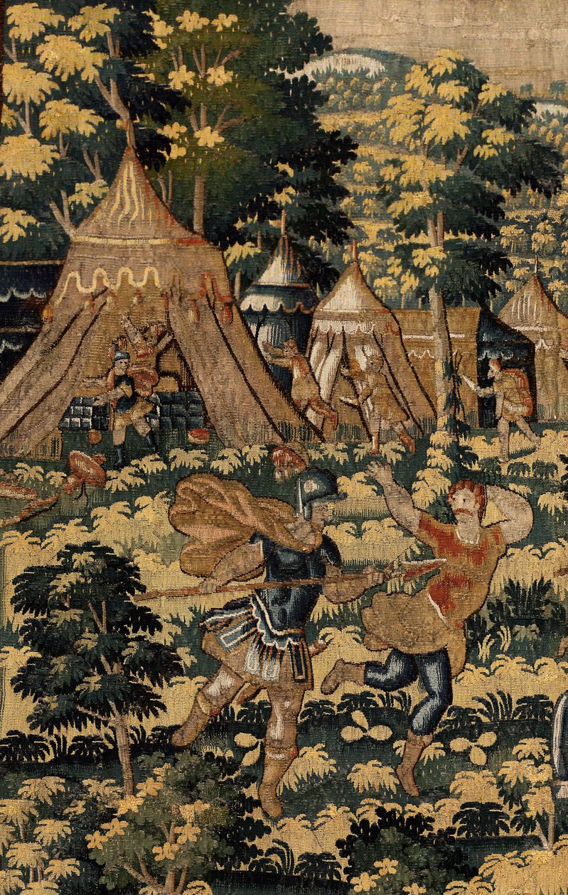 Historia Cyrusa II Wielkiego, ok. 1590 (gobelin) autorstwa Belgian School