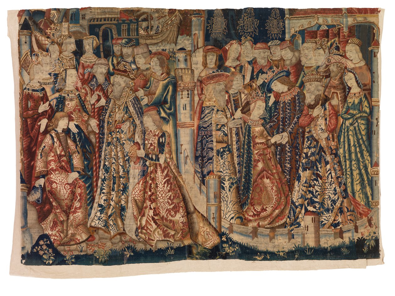 Gobelin, Zaręczyny i małżeństwo „Les Fiancailles et le Marriage de Marie de Bourgogne et de Maximilien”, z Tournai lub Brukseli autorstwa Belgian School