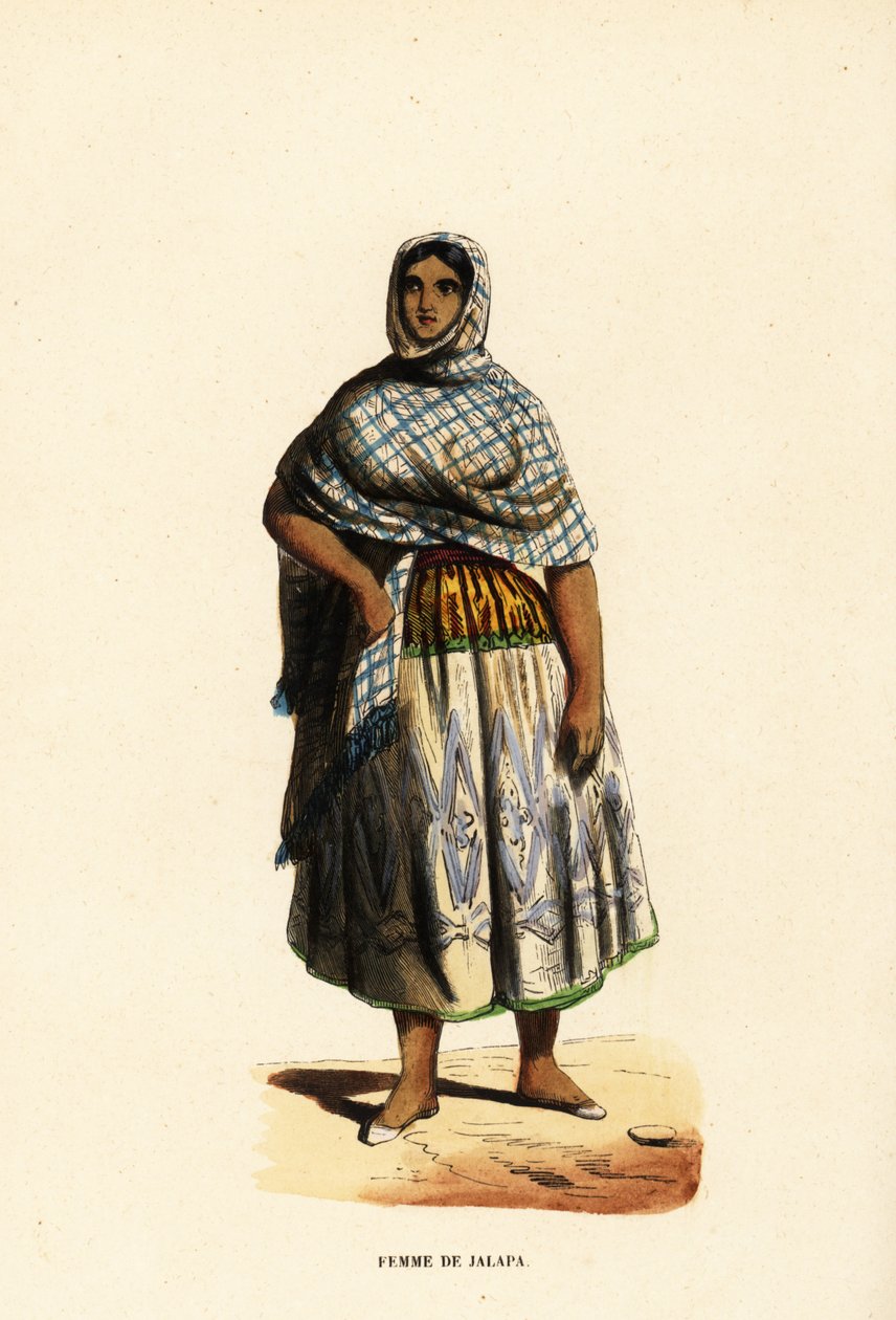 Kobieta z miasta Xalapa, Veracruz, Meksyk autorstwa Belgian School