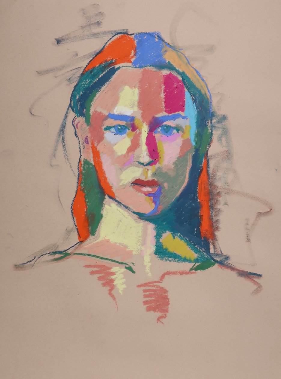 Color Study 18, 2023 (pastel na papierze) autorstwa Ben Benet