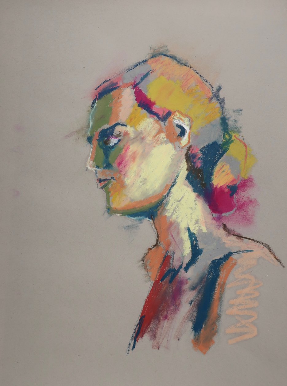 Color Study 9, 2023 (pastel na papierze) autorstwa Ben Benet