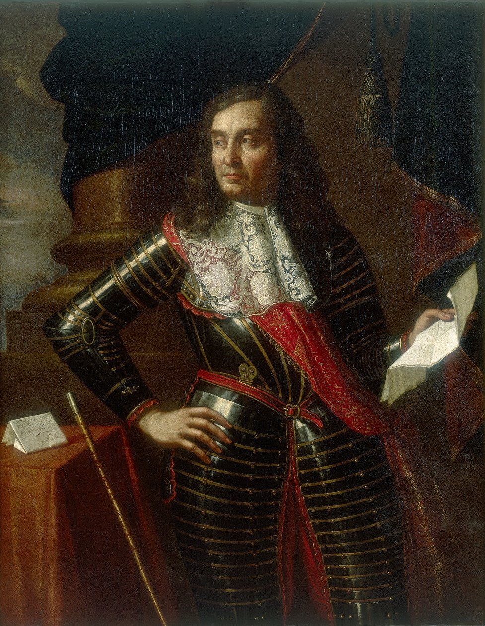 Portret Alfonsa Gonzagi, hrabiego Novellara autorstwa Benedetto and Cesare 1637 88 Gennari