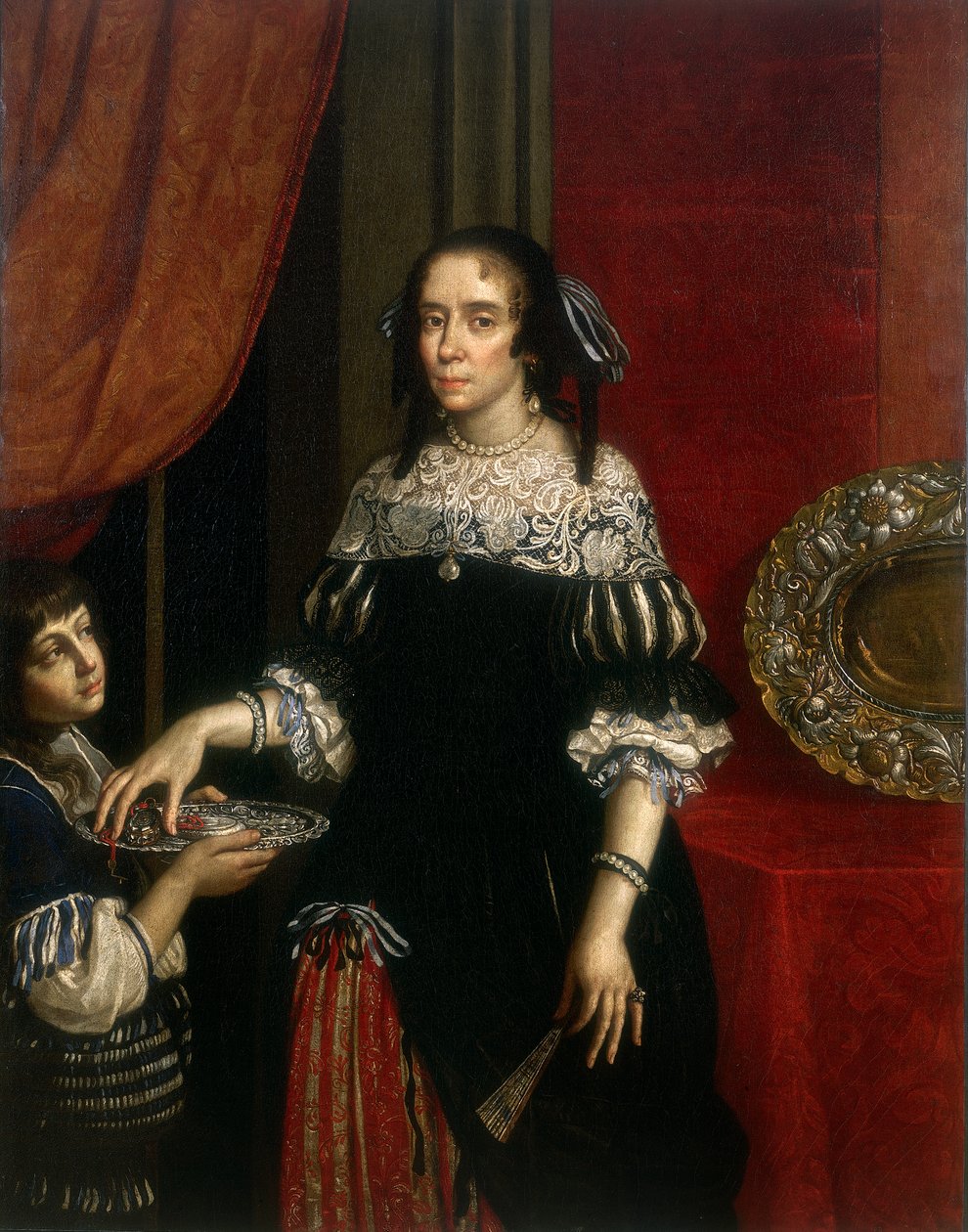 Portret hrabiny Gonzagi z Novellary autorstwa Benedetto and Cesare 1637 88 Gennari