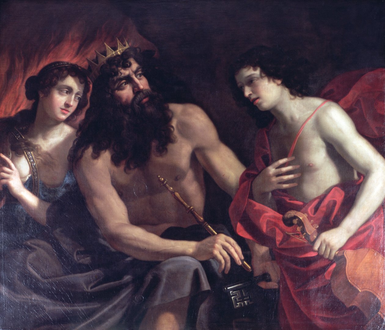 Pluton, Orfeusz i Eurydyka autorstwa Benedetto the Elder Gennari