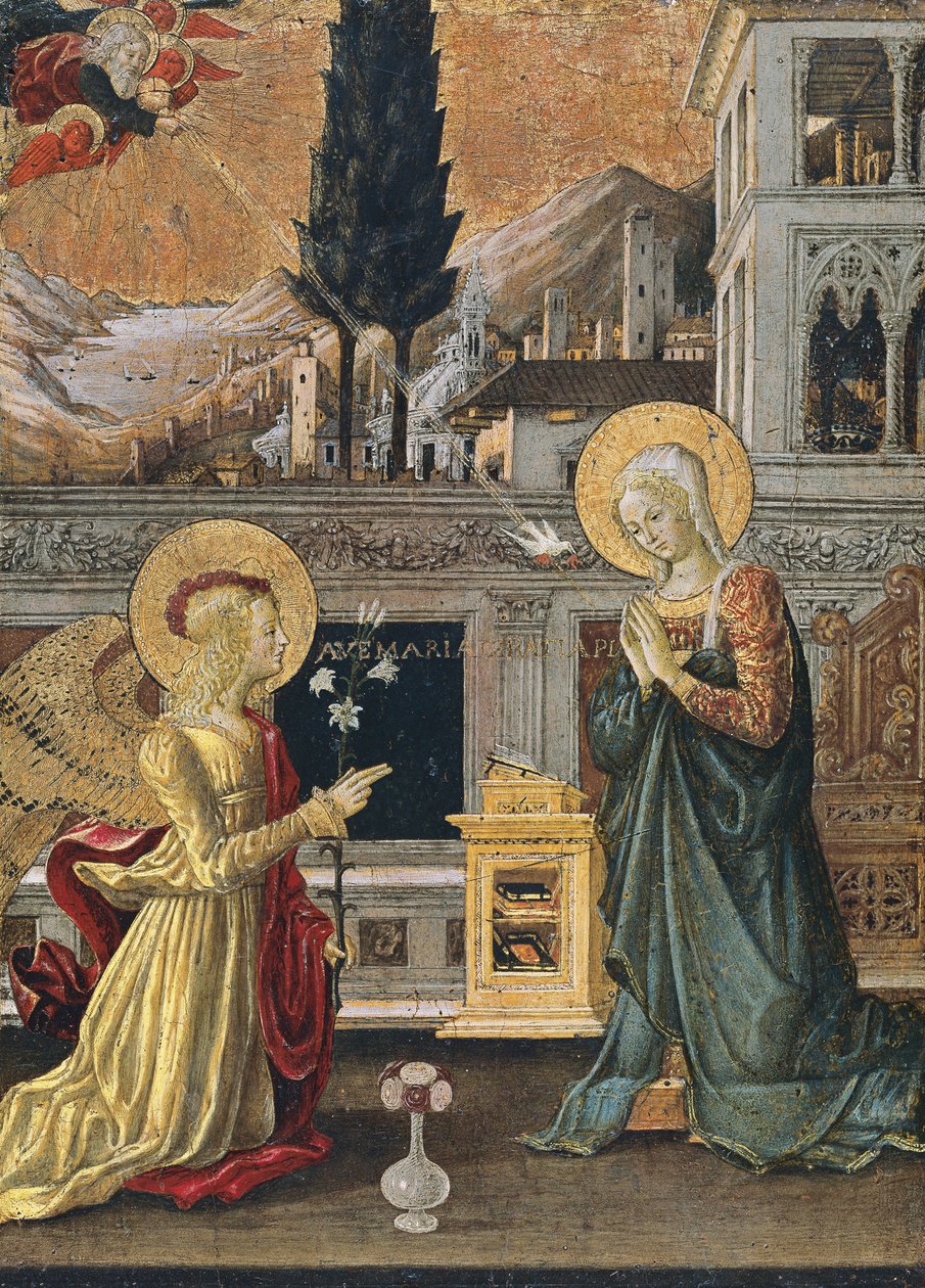 Zwiastowanie autorstwa Benedetto Bonfigli