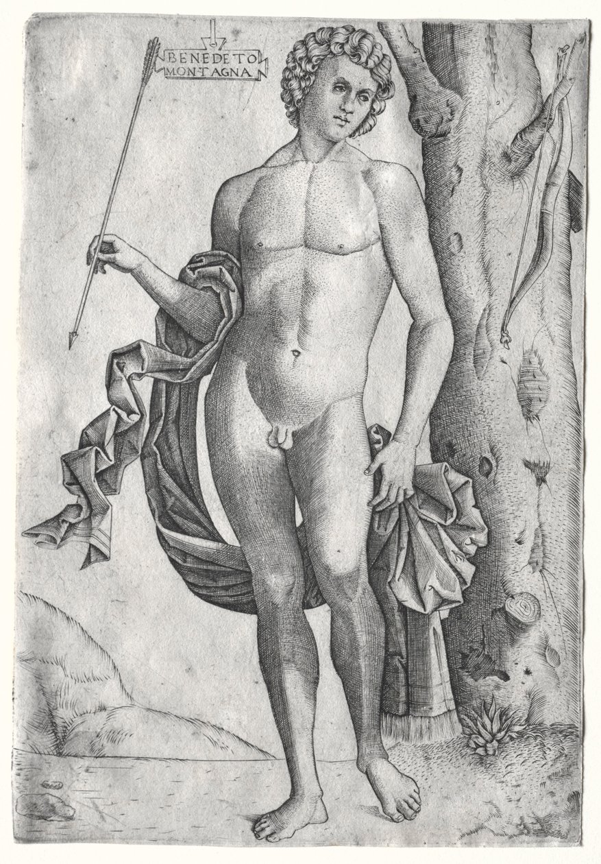 Człowiek ze strzałą, c. 1515. autorstwa Benedetto Montagna