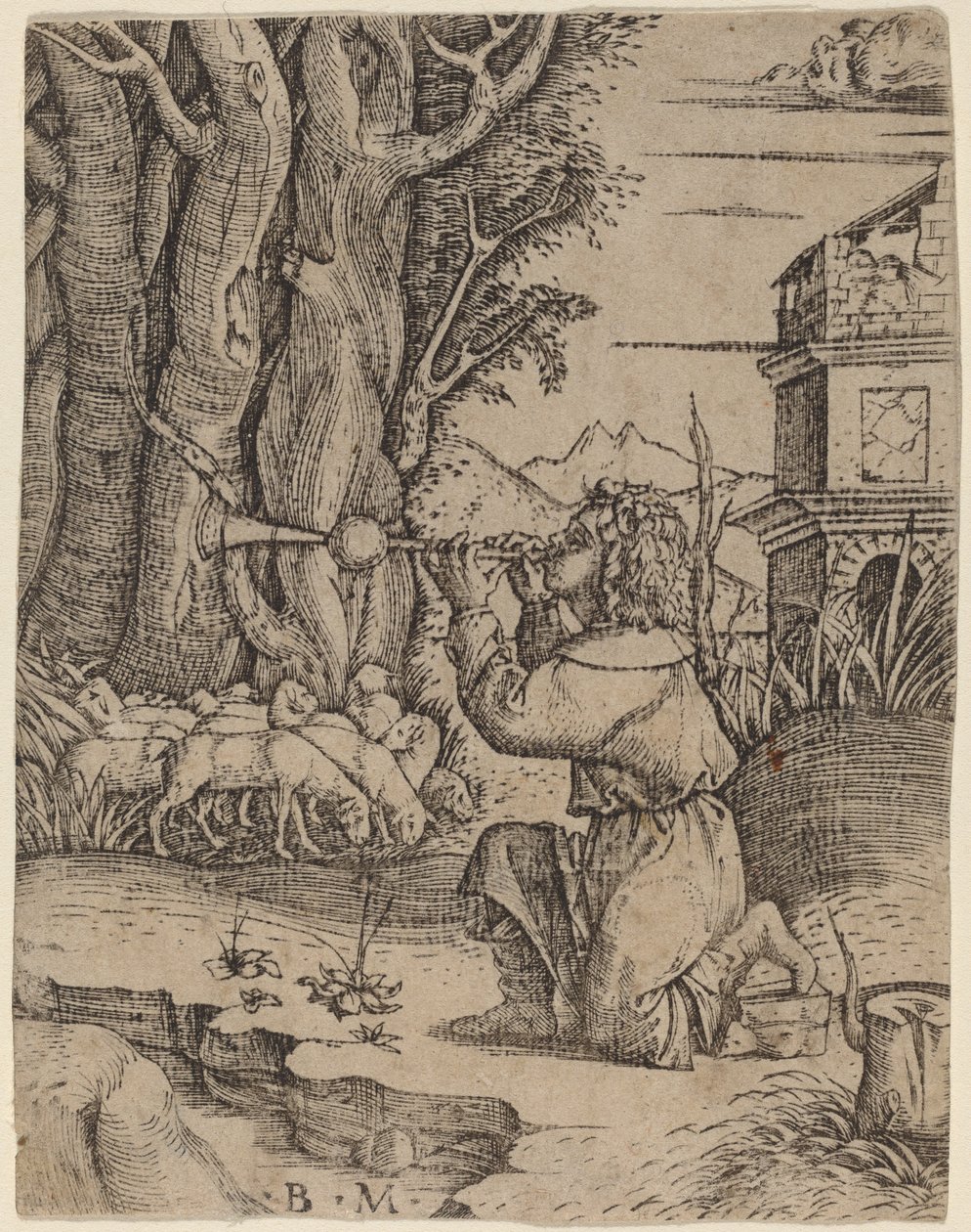 Pasterz z Platerspiel autorstwa Benedetto Montagna