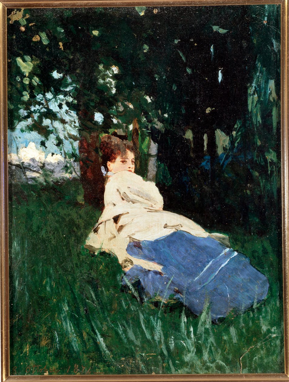 Donna Erminia (olej na płótnie) autorstwa Benedetto Musso