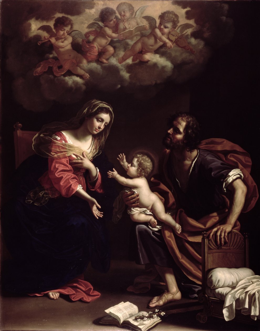 Święta Rodzina, 1682 autorstwa Benedetto the Younger Gennari