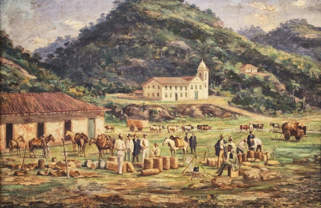 Rancho Grande dos Tropeiros autorstwa Benedito Calixto