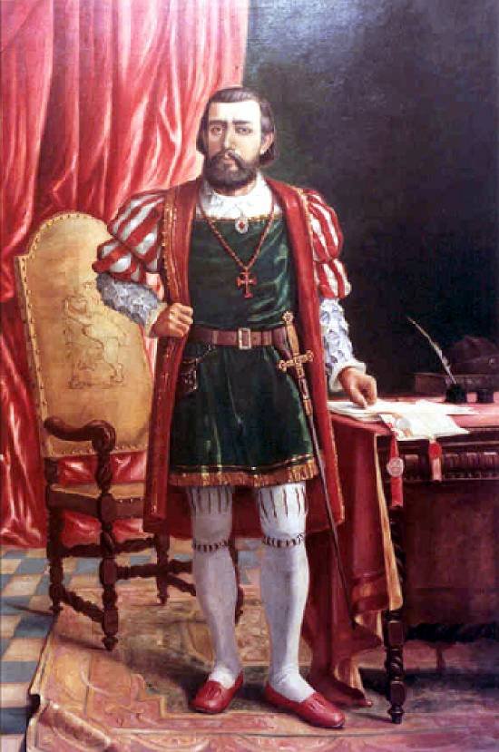 Portret Martima Afonso de Souzan autorstwa Benedito Calixto