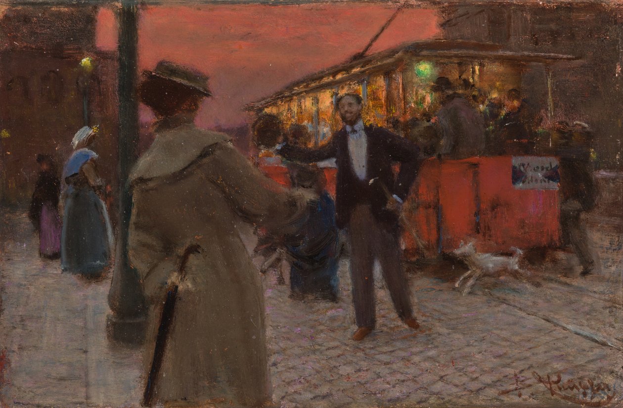 Tramwaj rzymski, 1905 autorstwa Benes Knupfer