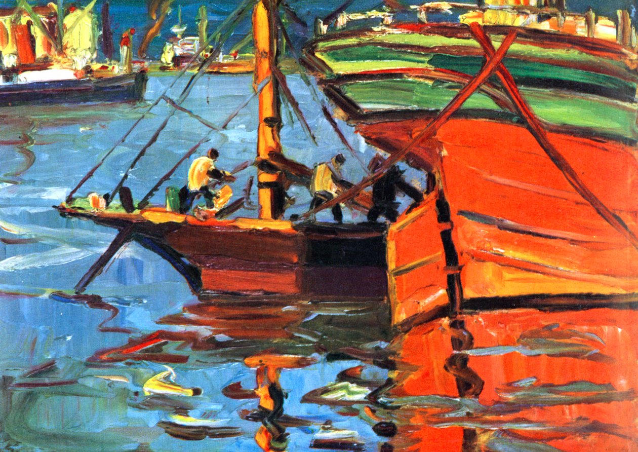 „Słoneczny dzień w Buenos Aires”, 1930. autorstwa Benito Quinquela Martin