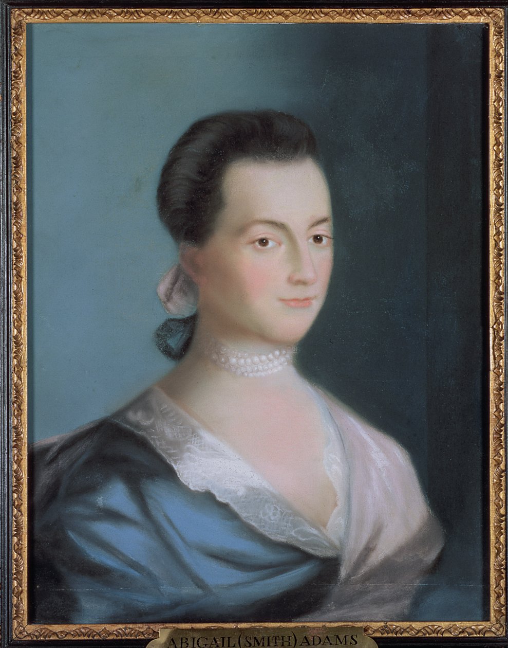 Abigail Smith Adams, ok. 1766 (pastel na papierze) autorstwa Benjamin Blyth