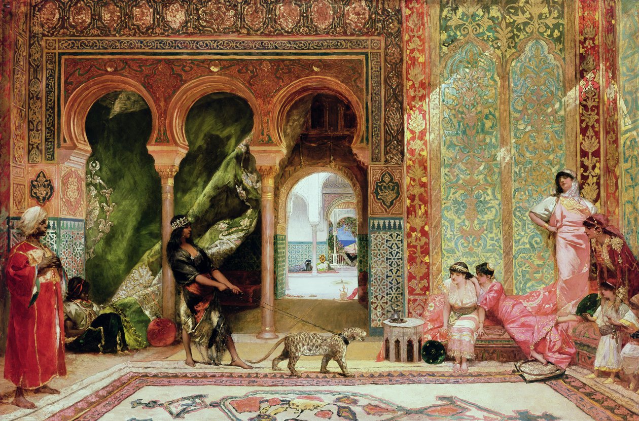 Pałac Królewski w Maroku autorstwa Jean Joseph Benjamin Constant