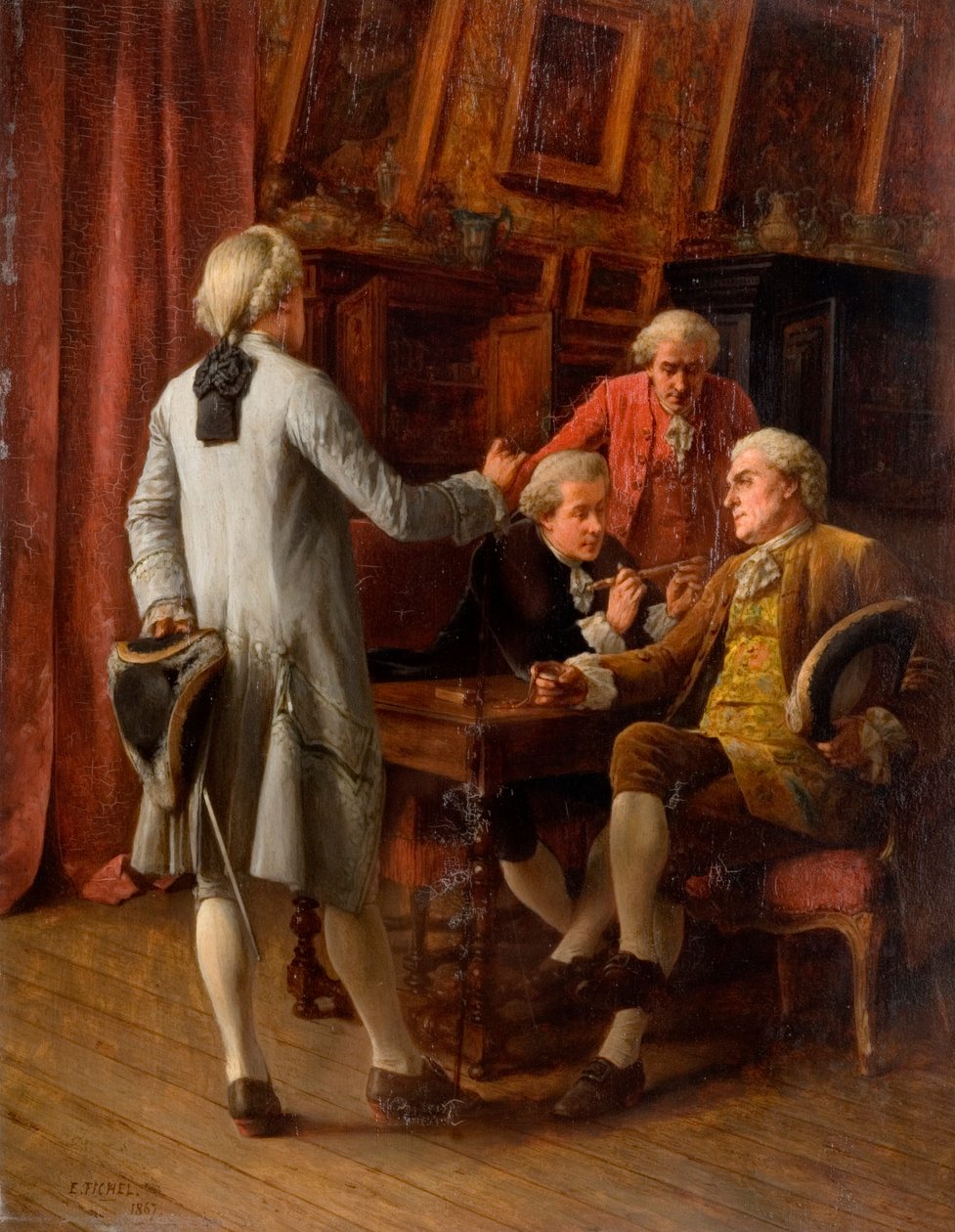 Koneserzy, 1867 autorstwa Benjamin Eugene Fichel