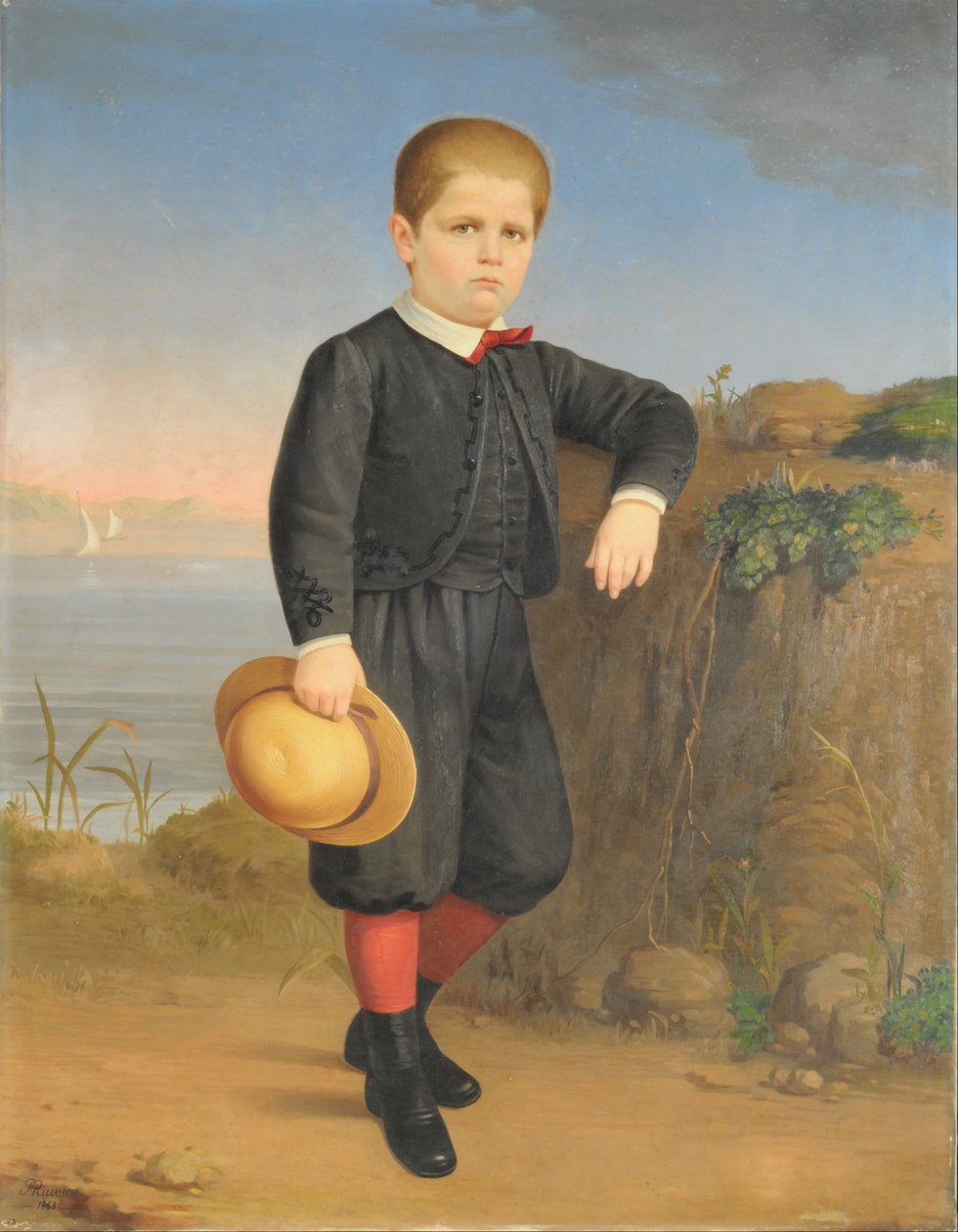 Portret Eduardo Lahitte Uribelarrea autorstwa Franklin Rawson