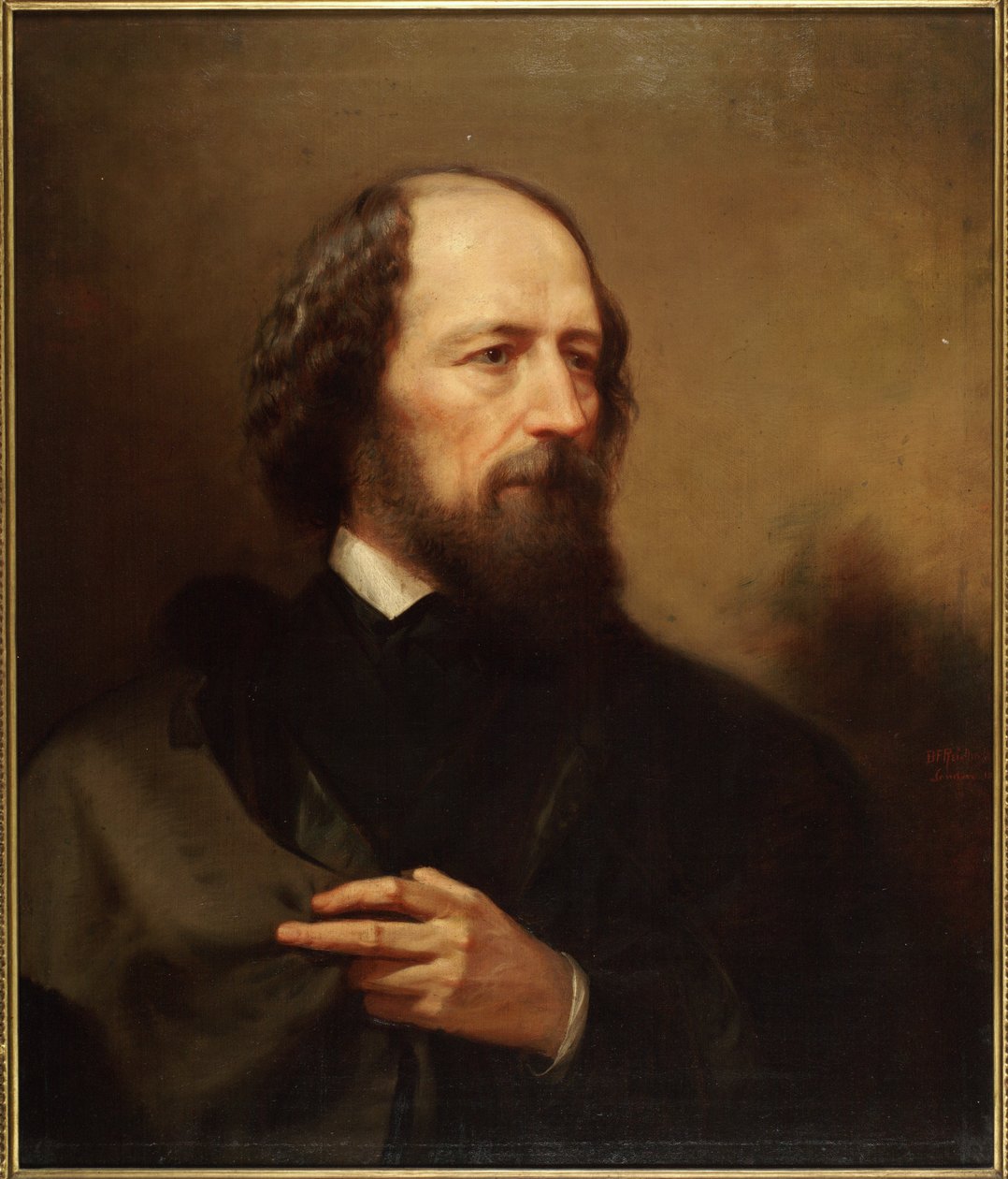 Alfred, Lord Tennyson autorstwa Benjamin Franklin Reinhart