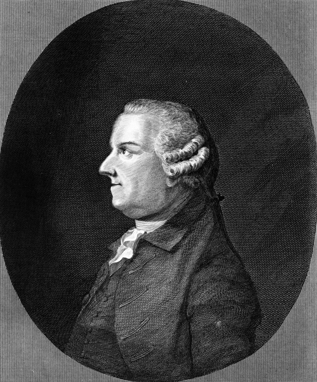 Thomas Gray, grafika wykonana przez R. Pollarda, ok. 1800 autorstwa Benjamin Wilson