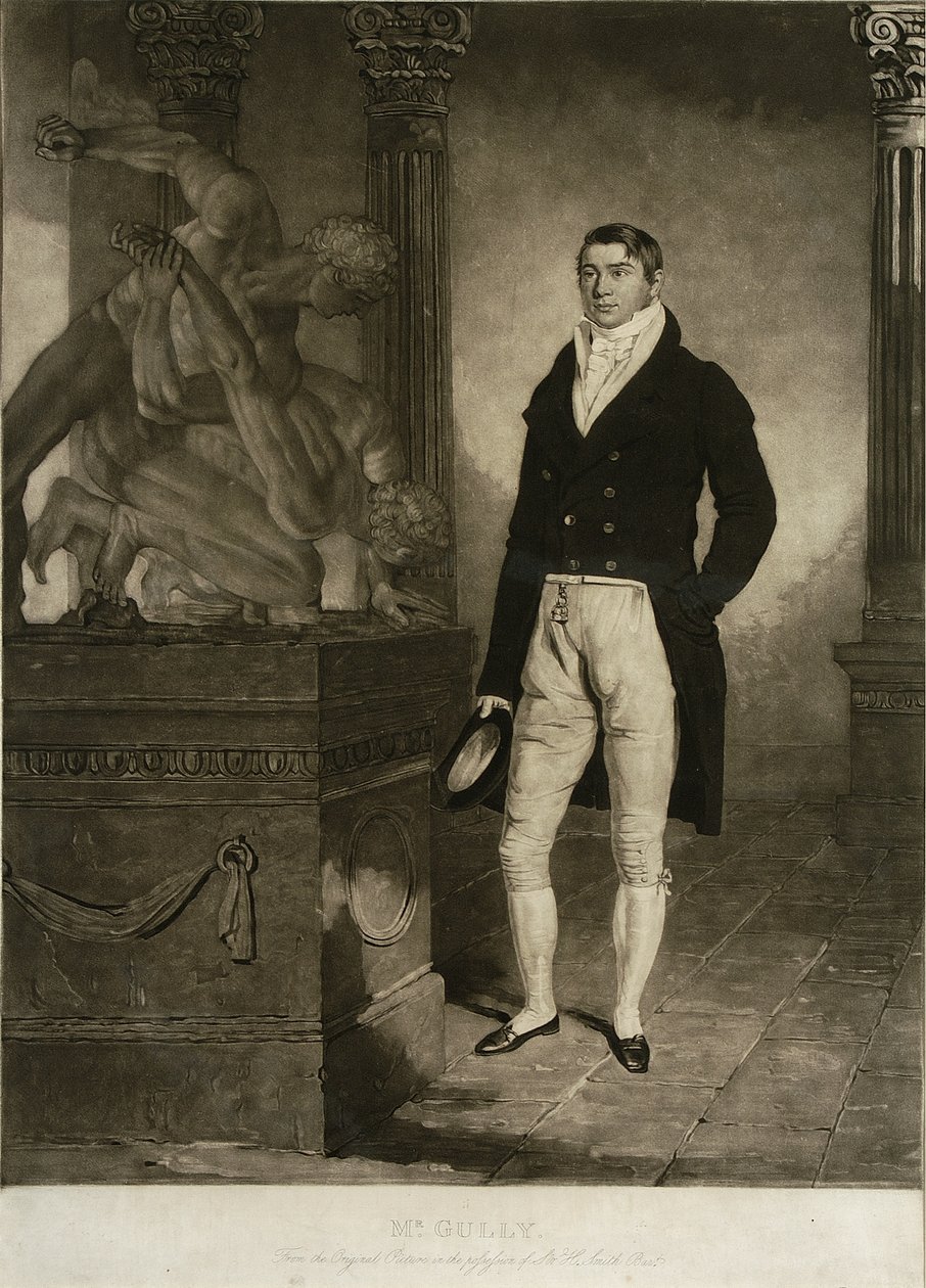 Pan Gully, grawerowane przez Charlesa Turnera (1774-1857) (mezzotinta) autorstwa Benjamin (after) Marshall