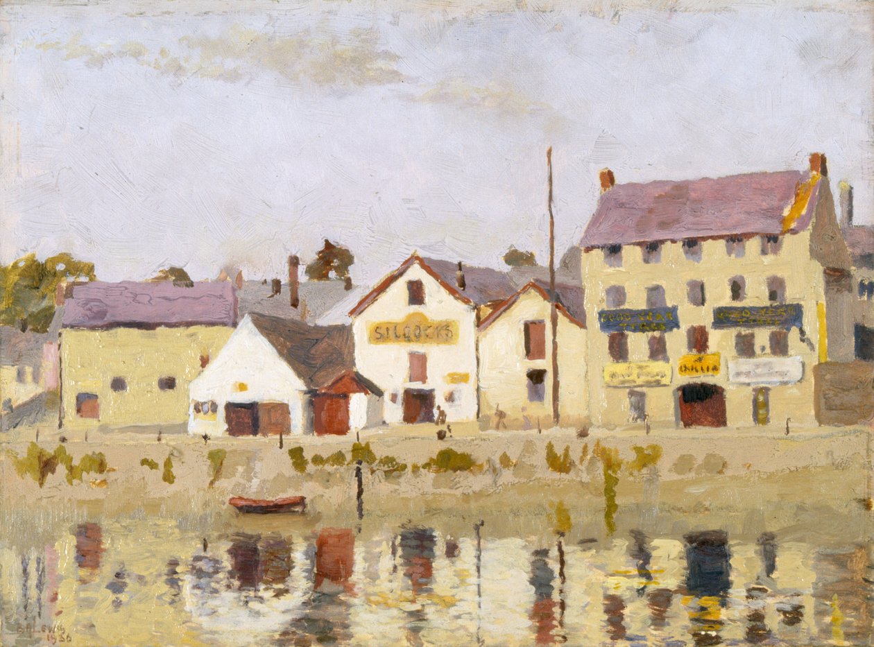 „Nabrzeże Carmarthen”, 1912-1938 autorstwa Benjamin Archibald Lewis