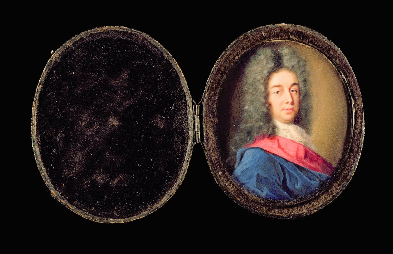 Evelyn Pierrepont, 1. książę Kingston upon Hull (wc na welinie) autorstwa Benjamin Arlaud