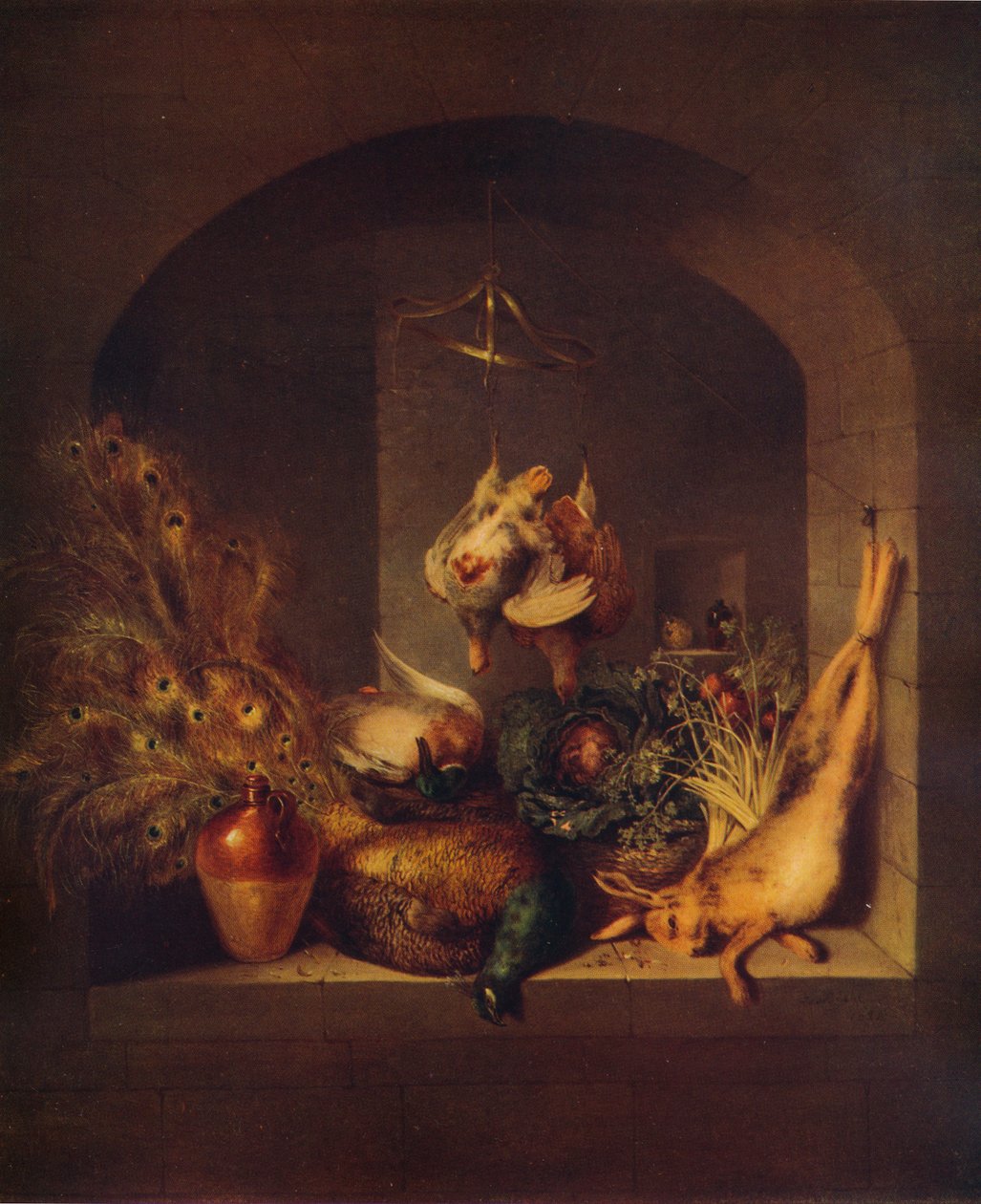 Martwa natura, 1824 autorstwa Benjamin Blake