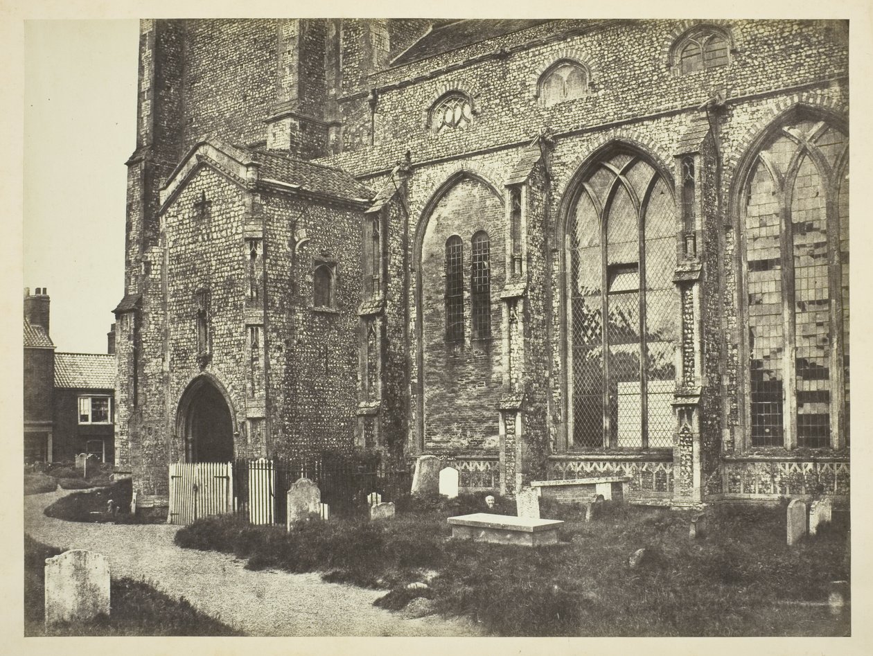 Południowa strona kościoła Cromer autorstwa Benjamin Brecknell Turner