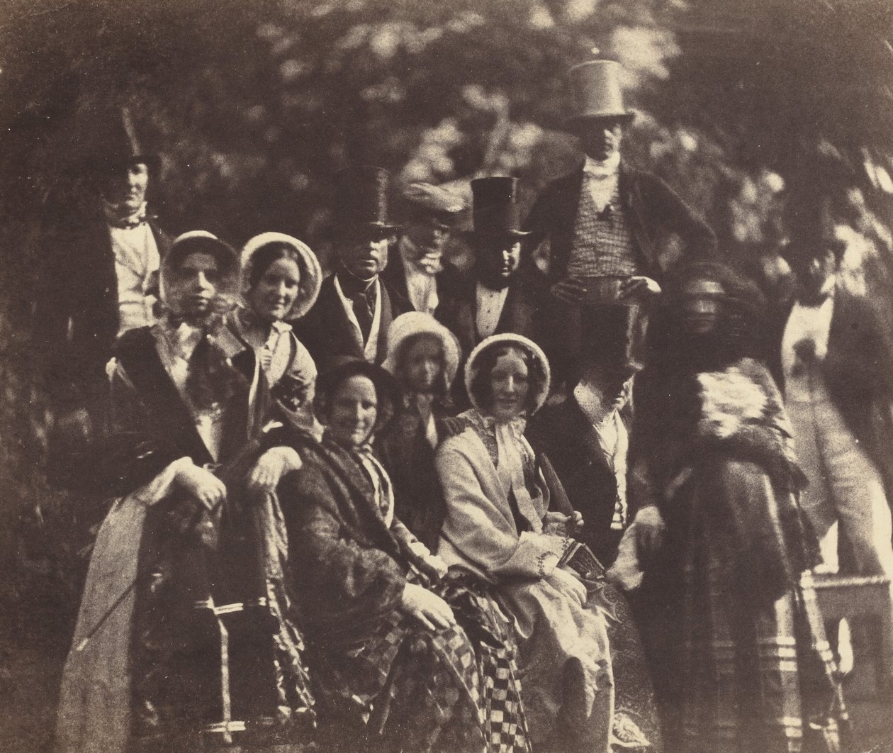 Grupa Ślubna, ok. godz. 1852 lub 1853. autorstwa Benjamin Brecknell Turner