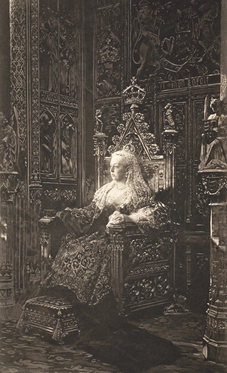 Królowa Wiktoria, 1901. autorstwa Benjamin Constant