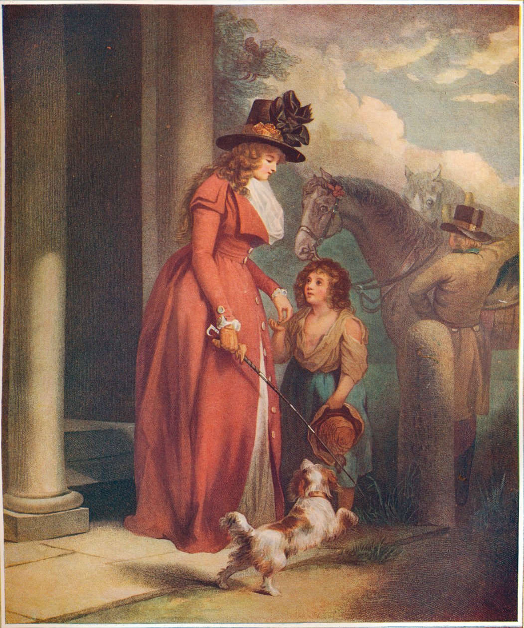 „Drzwi giermka”, 1790 autorstwa Benjamin Duterrau