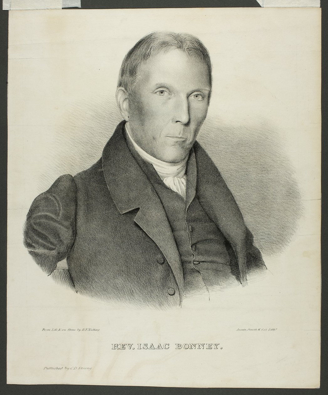 Wielebny Isaac Bonney autorstwa Benjamin F. Nutting