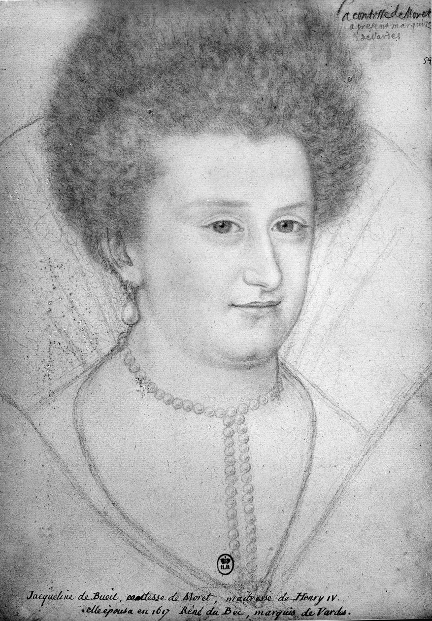Portret Jacqueline de Bueil (1580-1651) hrabina Moret autorstwa Benjamin Foulon