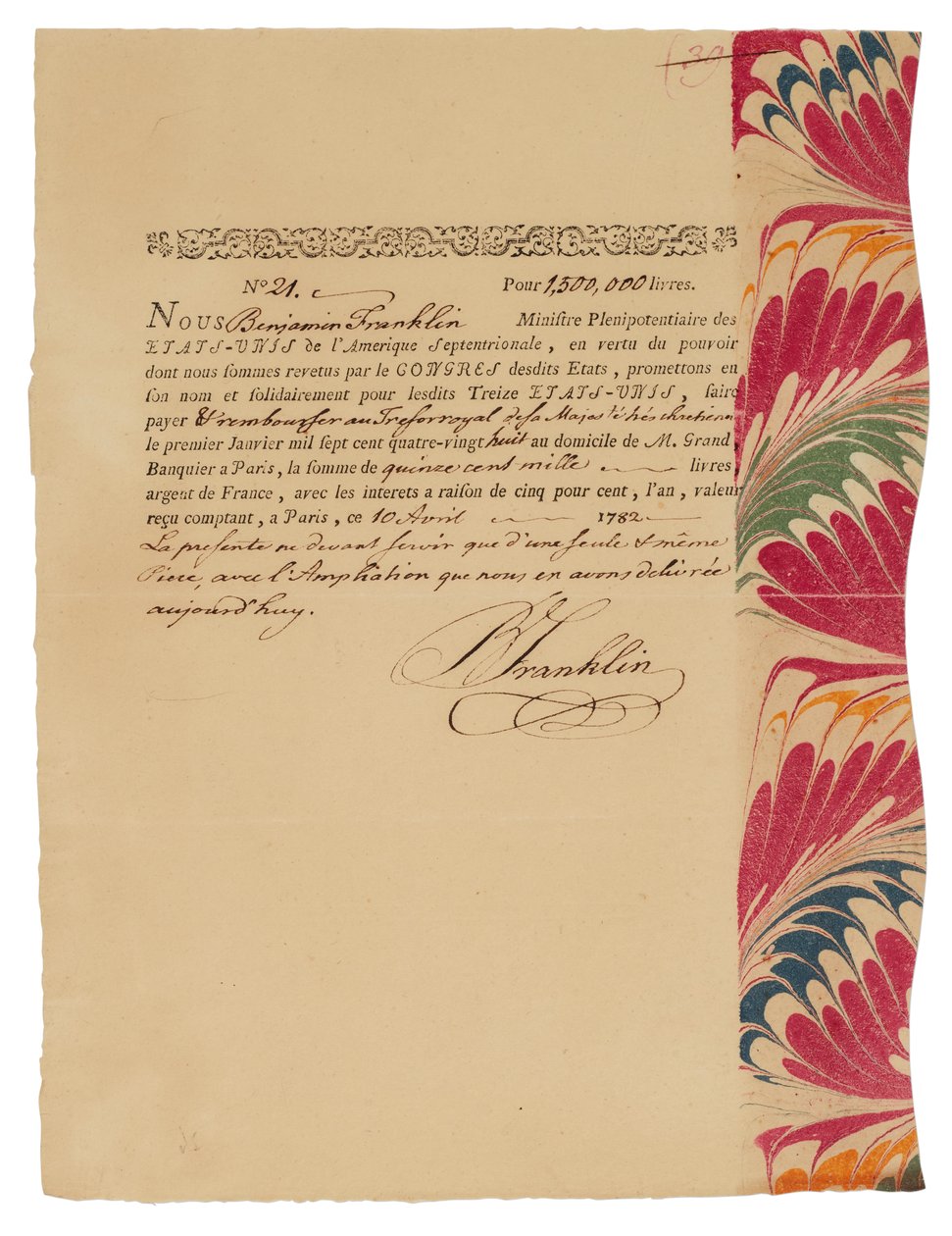 List Benjamina Franklina autorstwa Benjamin Franklin
