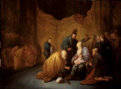 Obrzezanie (olej na panelu) autorstwa Benjamin Gerritsz. Cuyp