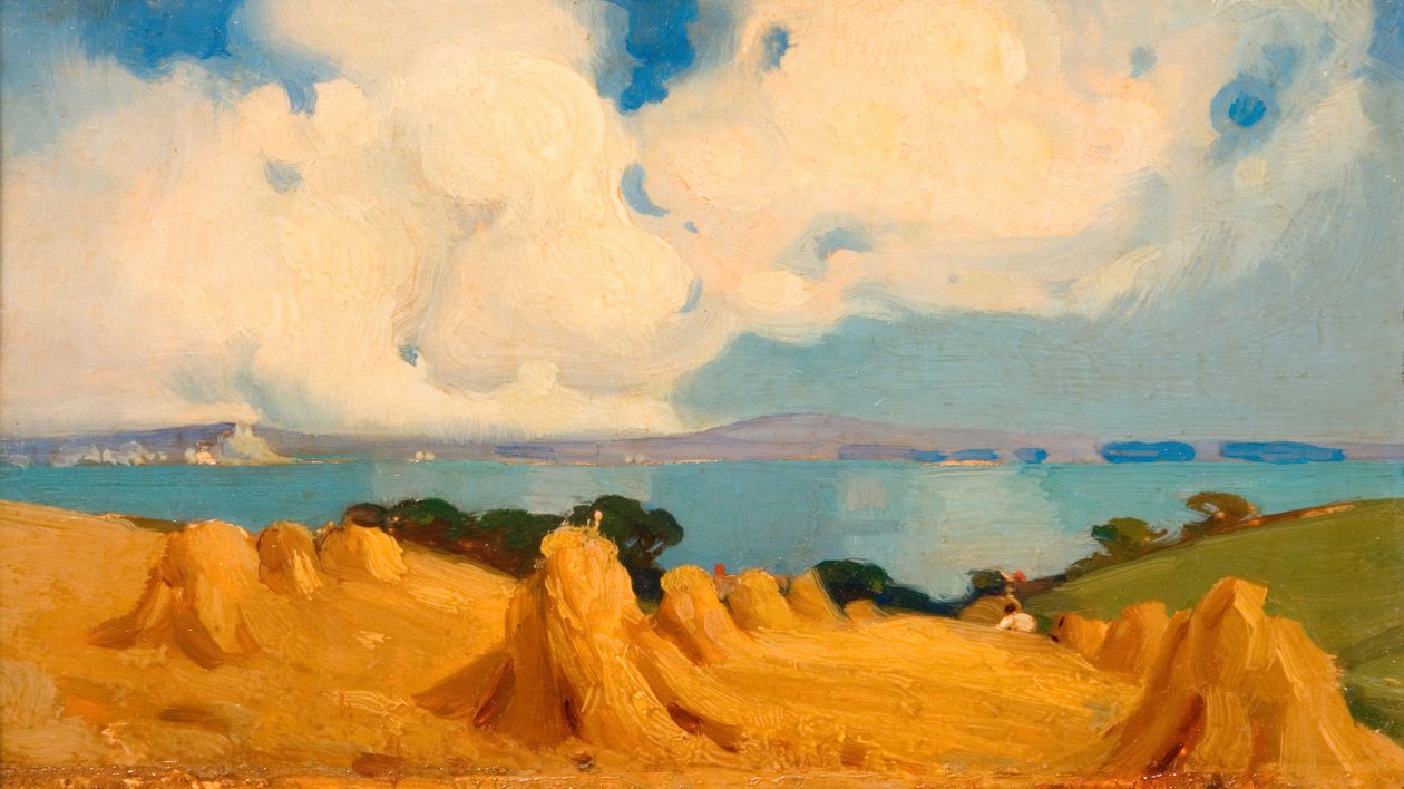 Mounts Bay, Kornwalia, 1916-1924. autorstwa Benjamin Haughton