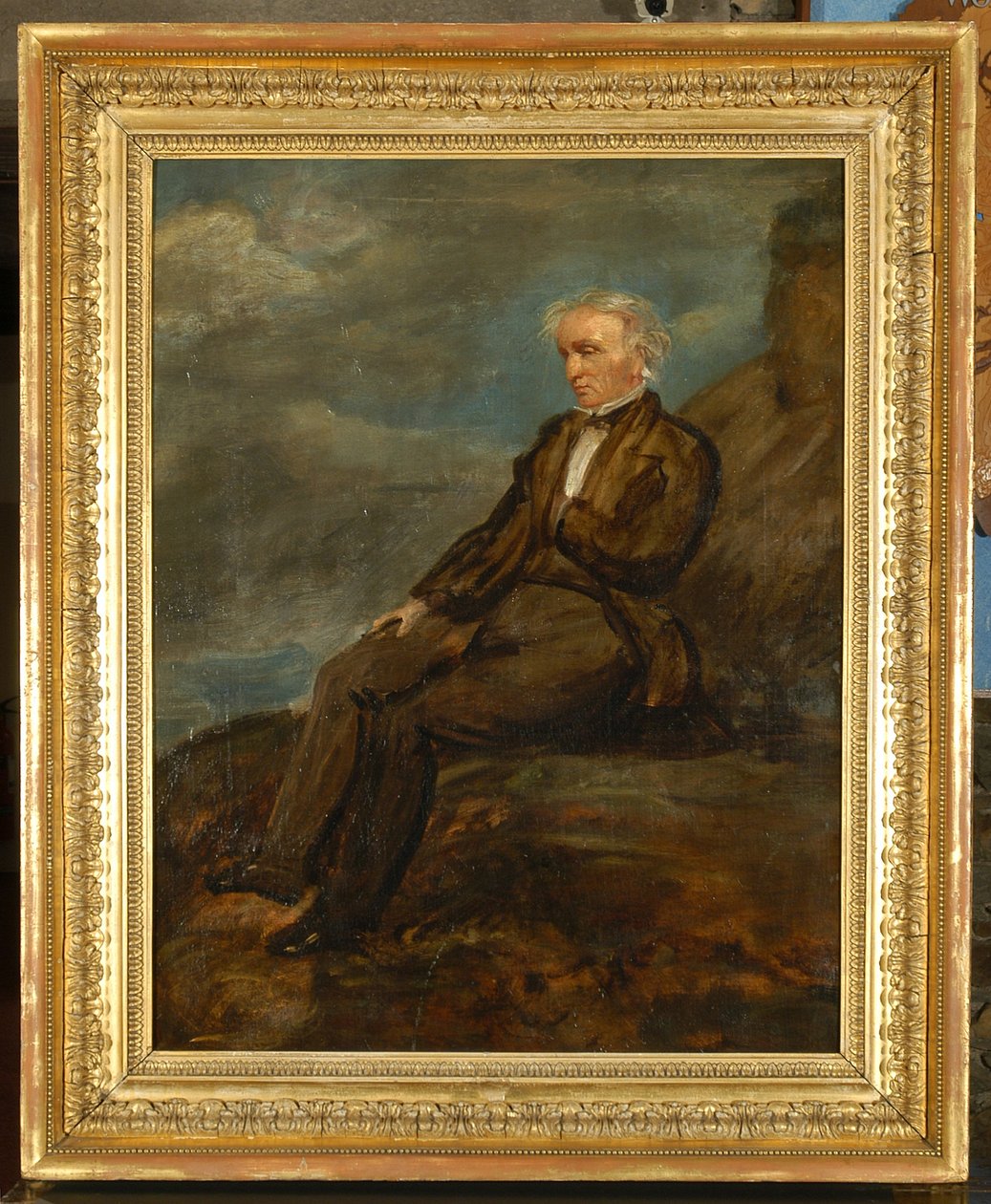 Portret Wordswortha na Helvellyn, c.1843 autorstwa Benjamin Haydon