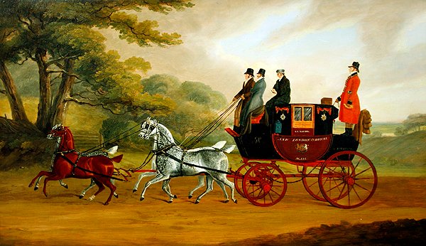 The Glasgow i London Royal Mail (olej na pokładzie) autorstwa Benjamin Herring