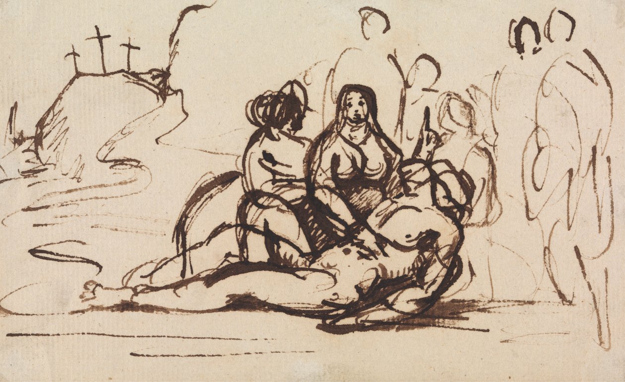 Studium Piety autorstwa Benjamin Robert Haydon