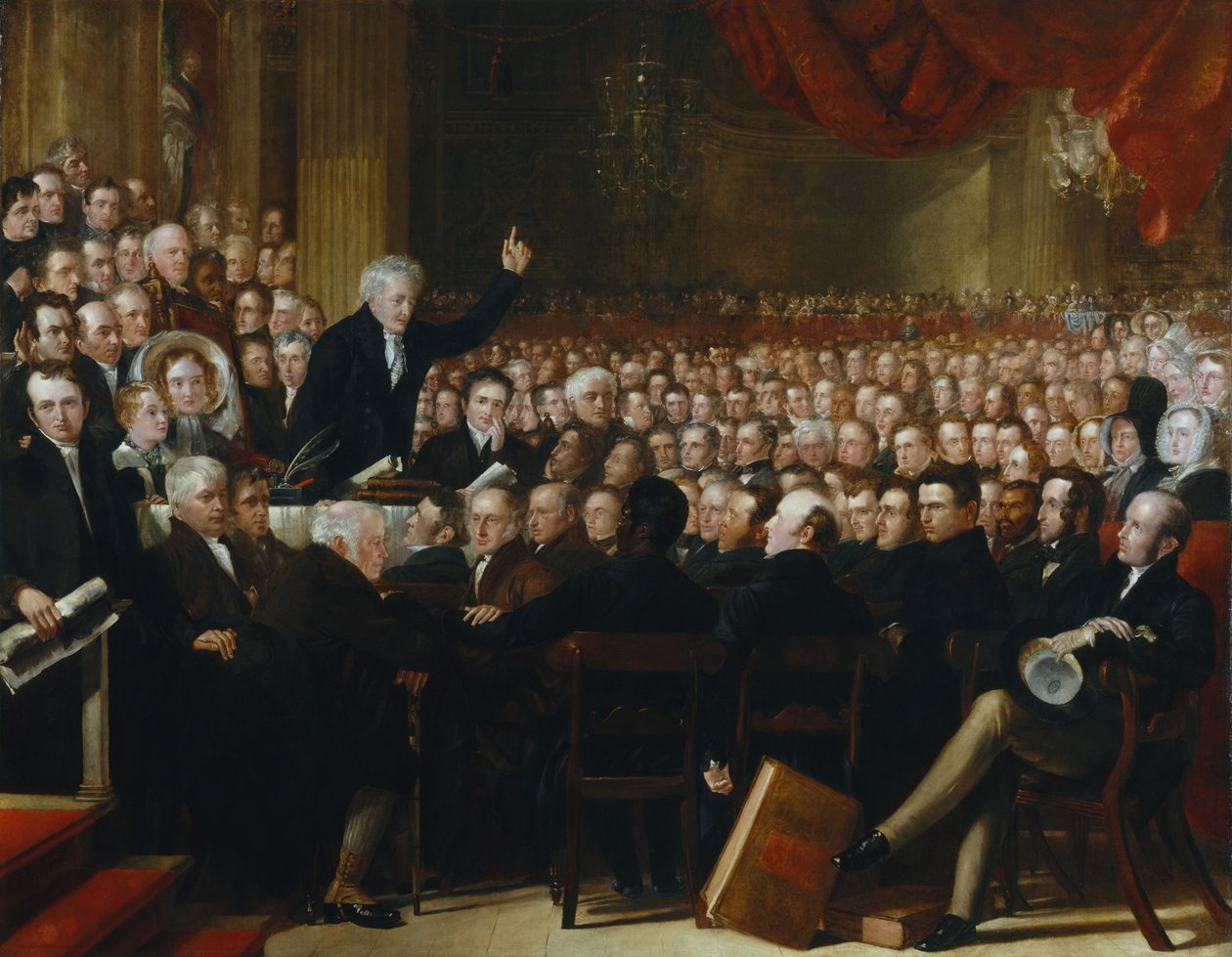 Konwencja Stowarzyszenia Przeciwko Niewolnictwu autorstwa Benjamin Robert Haydon