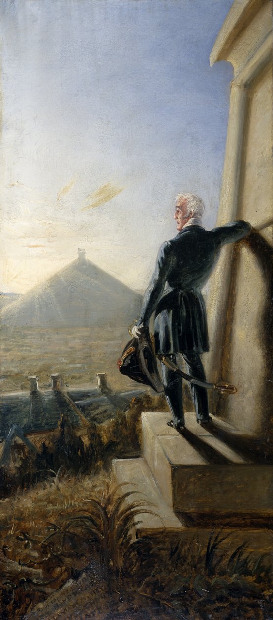 Książę Wellington rozmyślający na polu Waterloo, ok. 1844 (olej na płótnie) autorstwa Benjamin Robert Haydon