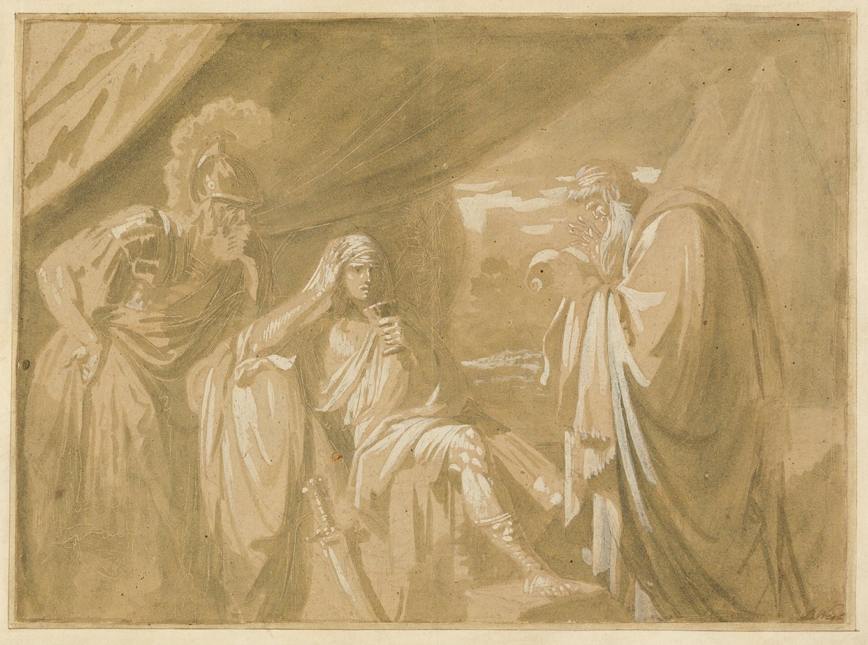 Zaufanie Aleksandra do jego lekarza Filipa autorstwa Benjamin West