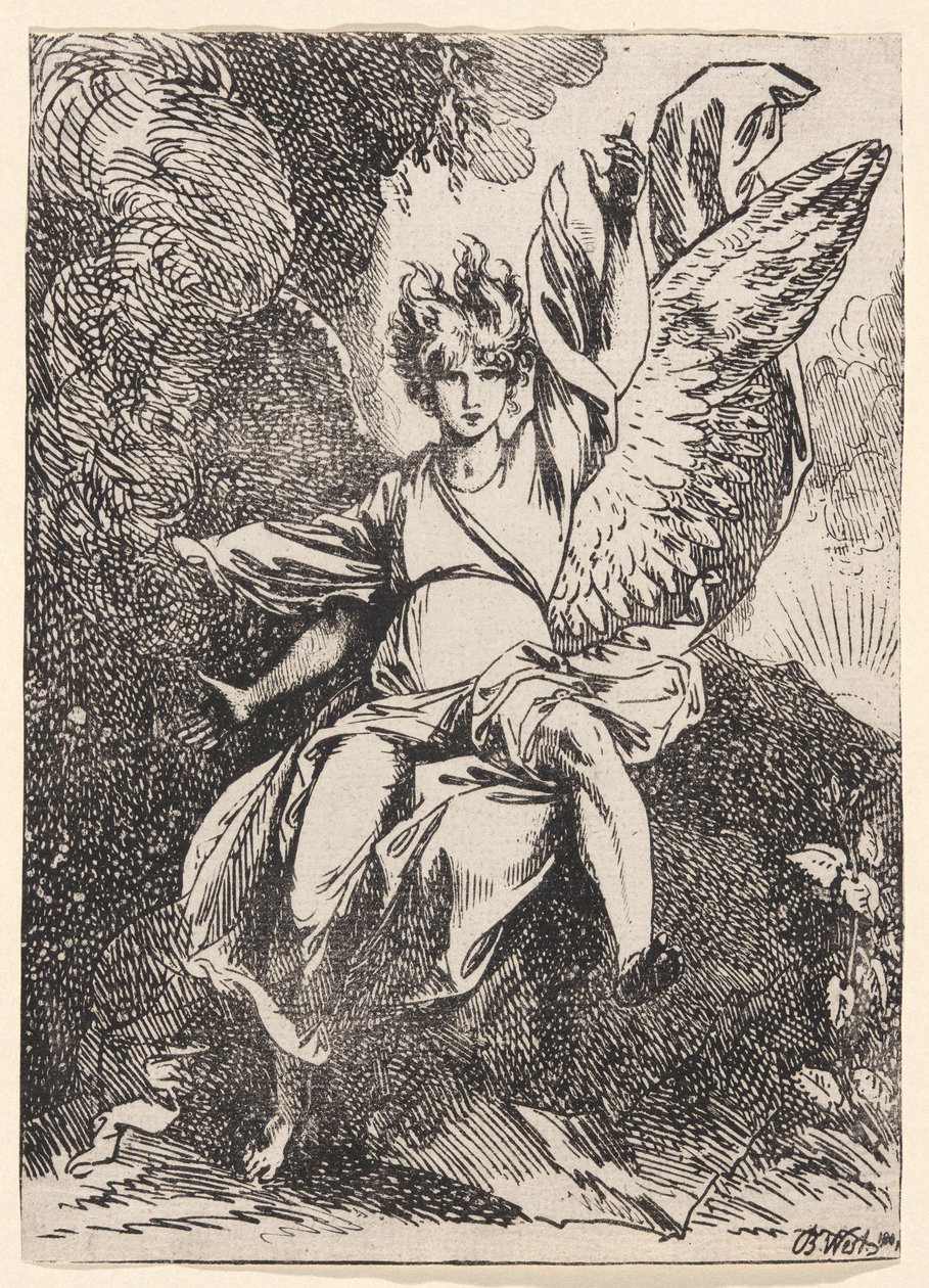 Anioł Zmartwychwstania autorstwa Benjamin West