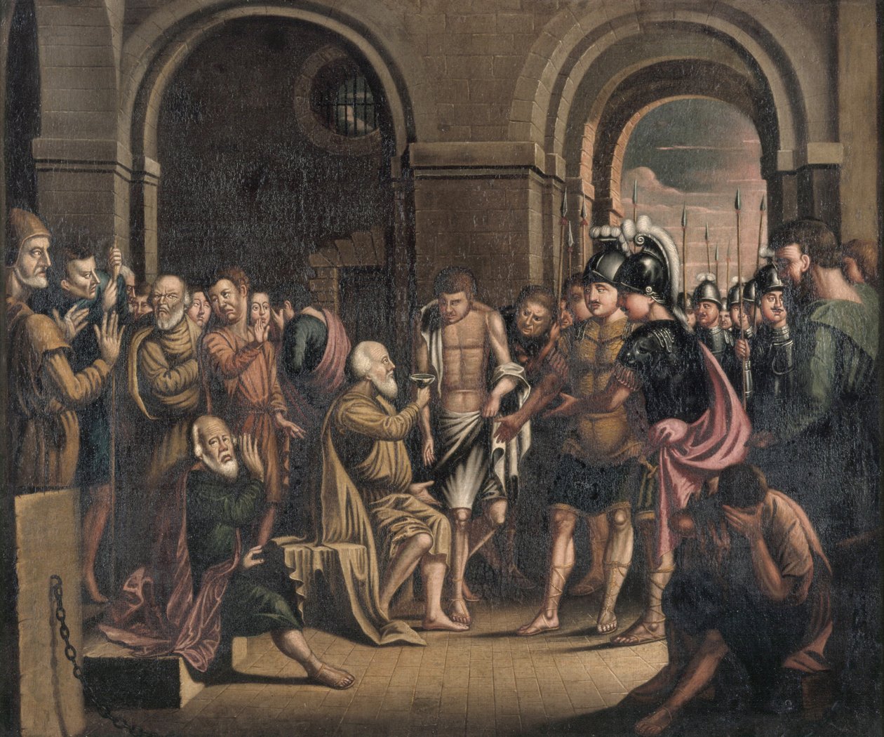 Śmierć Sokratesa, 1756 autorstwa Benjamin West
