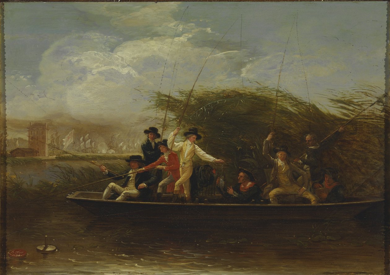 Panowie wędkarze autorstwa Benjamin West