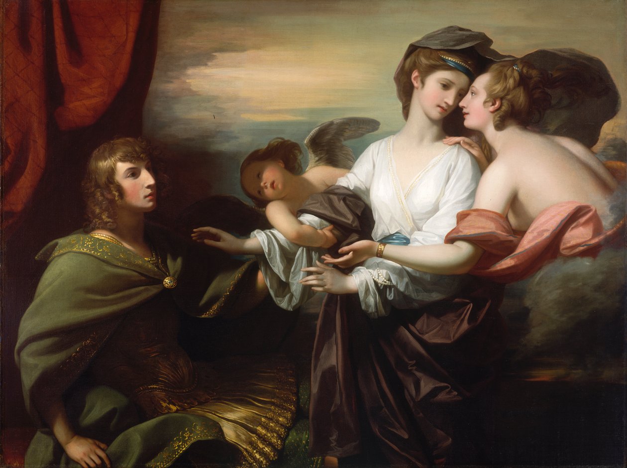 Helen przywieziony do Paryża, 1776. autorstwa Benjamin West