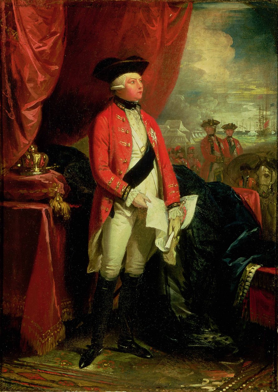 Król Jerzy III (1738-1820) autorstwa Benjamin West